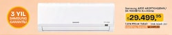 Samsung AR35 White AR09TXHQBWK A++ 9000 BTU Inverter Duvar Tipi Klima