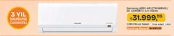 Samsung AR35 White AR12TXHQBWK A++ 12000 BTU Inverter Duvar Tipi Klima