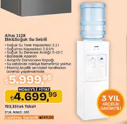 Altus AL 1128 Soğuk Su Sebili