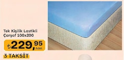 Tek Kişilik Lastikli Çarşaf 