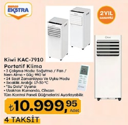 Kiwi KAC-7910 9000 BTU Mobil Klima
