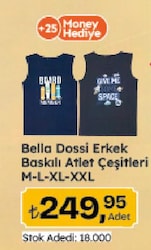 Bella Dossi Erkek Baskılı Atlet Çeşitleri 