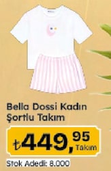 Bella Dossi Kadın Şortlu Takım