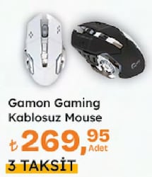 Gamon Gaming Kablosuz Mouse 