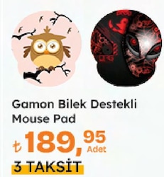 Gamon Bilek Destekli Mouse Pad
