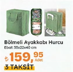 Bölmeli Ayakkabı Hurcu 