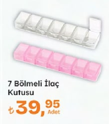 7 Bölmeli İlaç Kutusu
