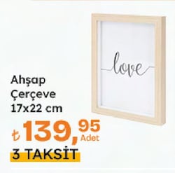 Ahşap Çerçeve 17x22 cm 