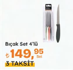 Bıçak Set 4'lü 