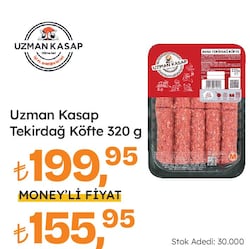 Uzman Kasap 320 gr Tekirdağ Köfte