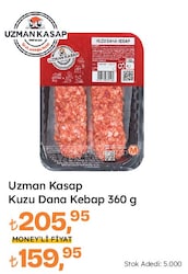 Uzman Kasap Kuzu Dana Kebap 360 gr