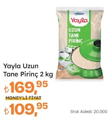 Yayla Uzun Tane Pirinç 2 kg