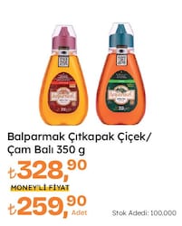 Balparmak Çıt Kapak Yayla Süzme Çiçek Balı 350 gr