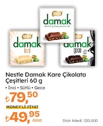 Nestle Damak İnci Çikolata 60 gr