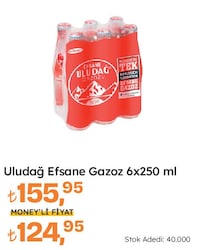Uludağ Efsane 250 ml 6 Adet Gazoz