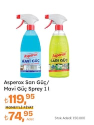 Asperox Sarı Güç Leke Temizleyici Sprey 1 lt