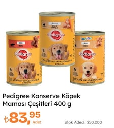 Pedigree Sığır Etli 400 gr Yetişkin Köpek Konservesi