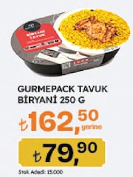 Gurmepack Tavuk Biryani 250 gr