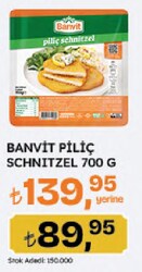 Banvit 700 gr Piliç Schnitzel