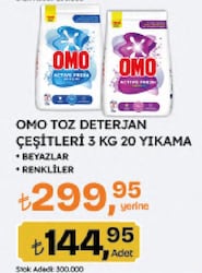 Omo 3 kg Toz Deterjan