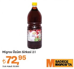 Migros 2 lt Üzüm Sirkesi