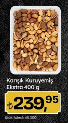 Karışık Kuruyemiş Ekstra 400 gr