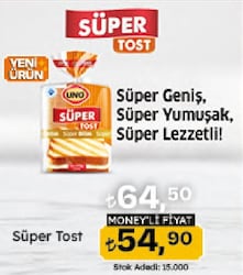 Uno Süper Tost Ekmeği 470 gr