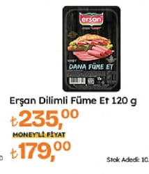 Erşan Dilimli 120 gr Füme Et