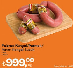 Polonez 1 kg %100 Dana Fermente Kangal Sucuk