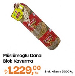 Müslümoğlu Dana Blok Kavurma kg