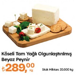 Köseli Tam Yağlı Olgunlaştırılmış Beyaz Peynir kg