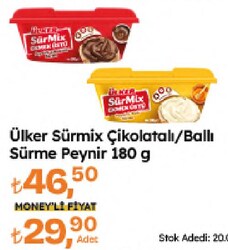 Ülker Sürmix Çikolatalı/Ballı Sürme Peynir 180 gr