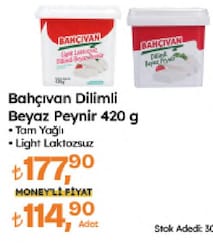 Bahçıvan 420 gr Dilimli Beyaz Peynir