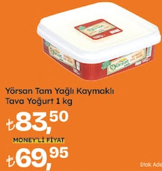 Yörsan Kaymaklı Tava Yoğurt 1000 G
