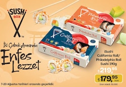 İsushi California Roll/Philadelphia Roll Sushi 190 gr