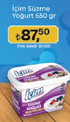 Ülker İçim 650 gr Süzme Yoğurt