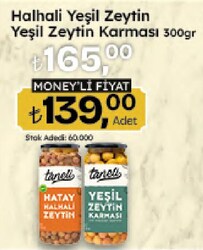 Taneli Hatay Halhali Yeşil Zeytin 300 gr