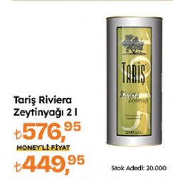 Tariş Riviera Zeytinyağı 2 lt