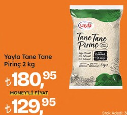 Yayla Tane Tane Pirinç 2 kg