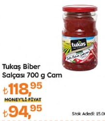 Tukaş 700 gr Tatlı Biber Salçası