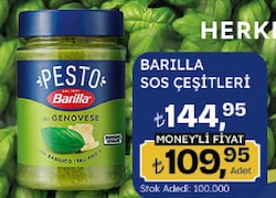 Barilla Pesto Genovese Fesleğen ve Fıstıklı Sos 190 gr