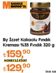 By İzzet Kakaolu Fındık Kreması %35 Fındık 320 G