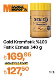 Gold Kremfıstık Yer Fıstığı Ezmesi 340 gr