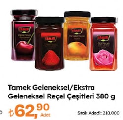 Tamek 380 gr Çilek Reçeli