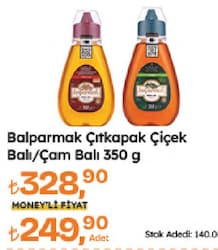 Balparmak Çıt Kapak Yayla Süzme Çiçek Balı 350 gr
