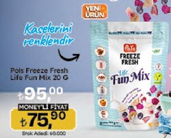 Pol's Freeze Fresh Dondurularak Kurutulmuş Fun Mix 20 gr