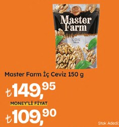 Master Farm 150 gr İç Ceviz