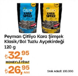 Peyman Çitliyo Kara Şimşek Klasik 120 gr Ay Çekirdeği