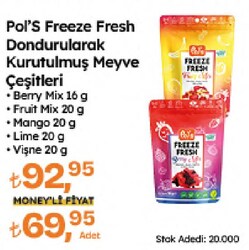 Pol's Freeze Fresh Kurutulmuş Vişne 25 gr