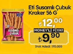 Eti Susamlı 56 gr Çubuk Kraker